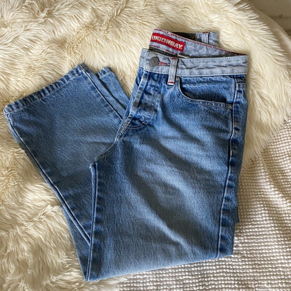 Cute Y2K denim jean crop ankle jeans